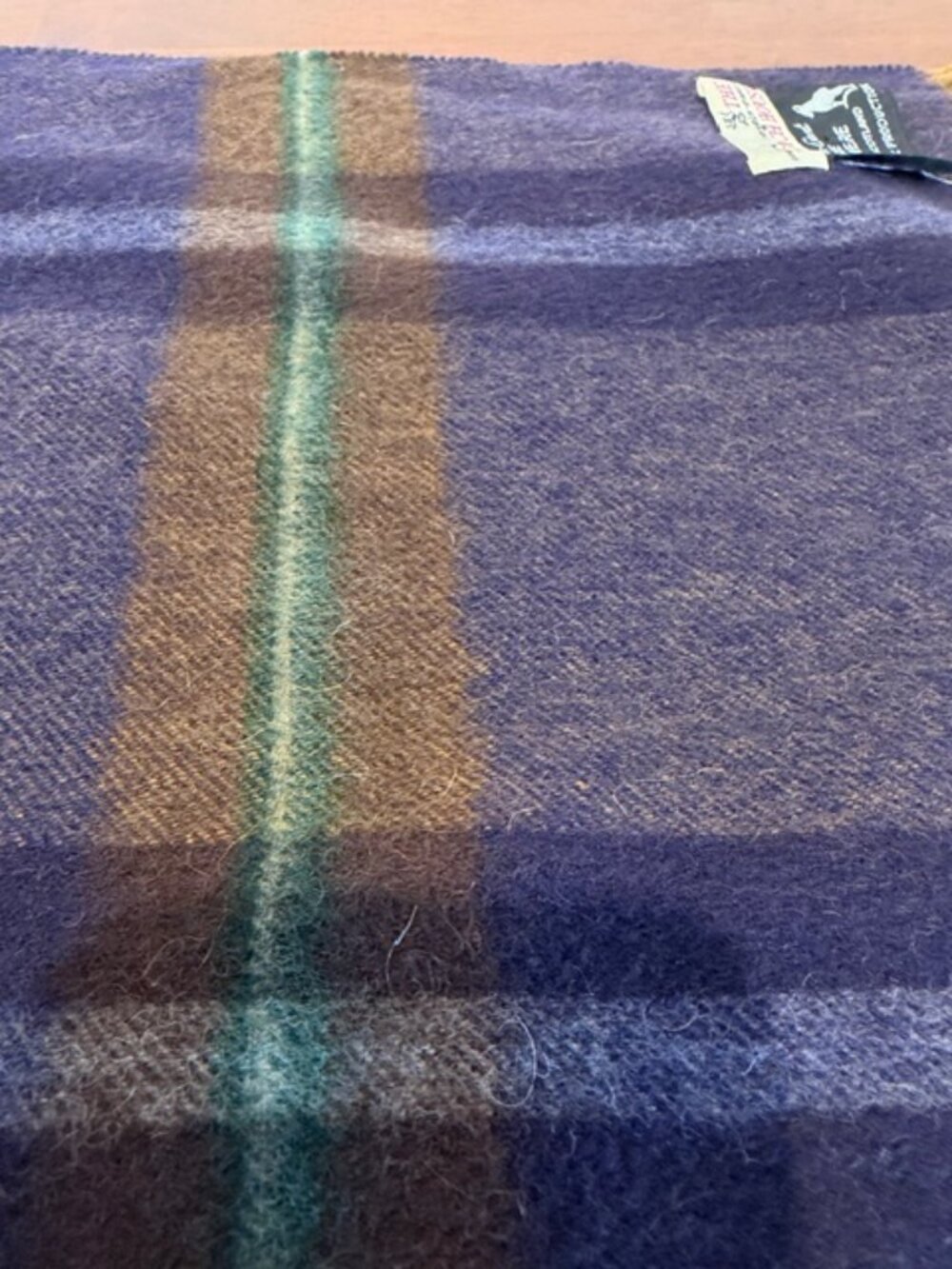 The Scotch House Pure Cashmere Unisex Plaid Scarf. - Picture 8 of 10